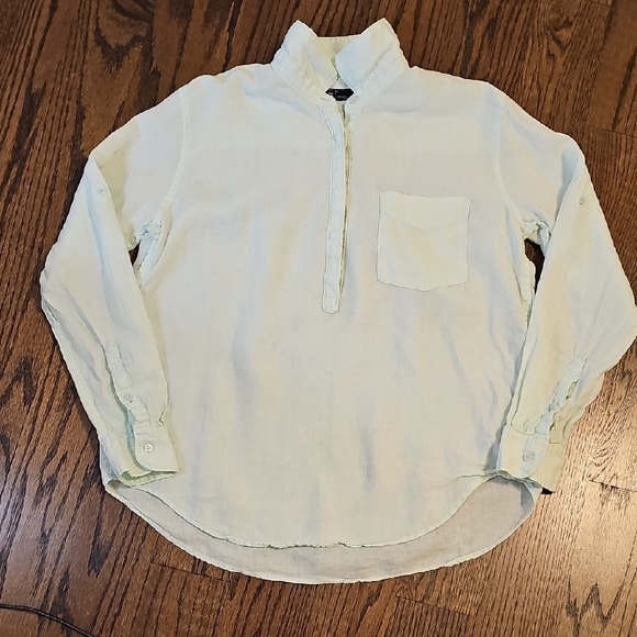 GAP Tops - GAP Linen Button Down Shirt Tunic Style